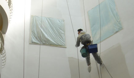 Peinture façade travaux en hauteur