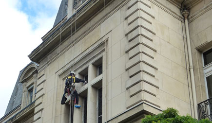 réfection appui de fenêtre et nez de balcon